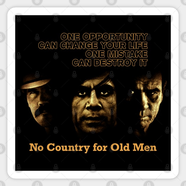 No Country For Old Men Sticker by Chairrera